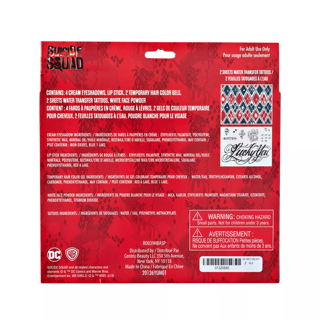 Harley Quinn Makeup Kit - Suicide Squad