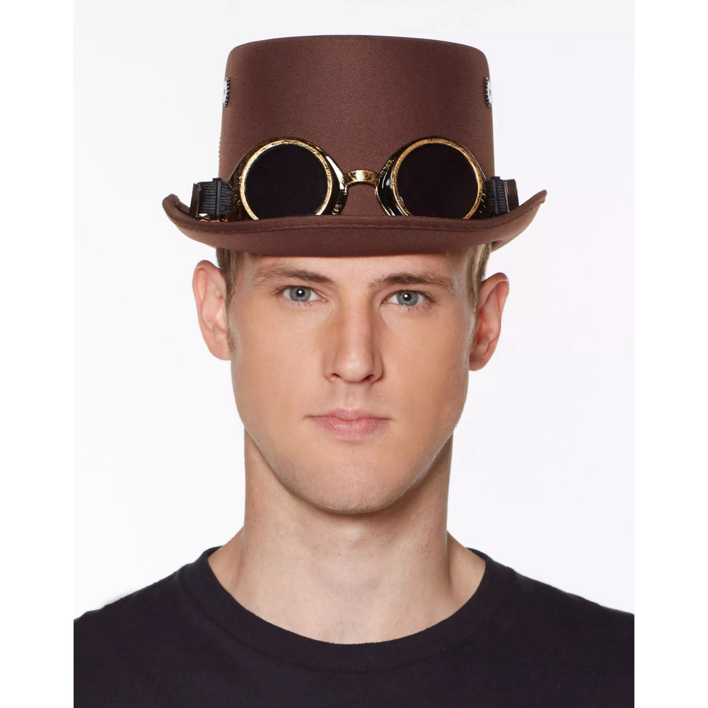 Steampunk Top Hat With Goggles