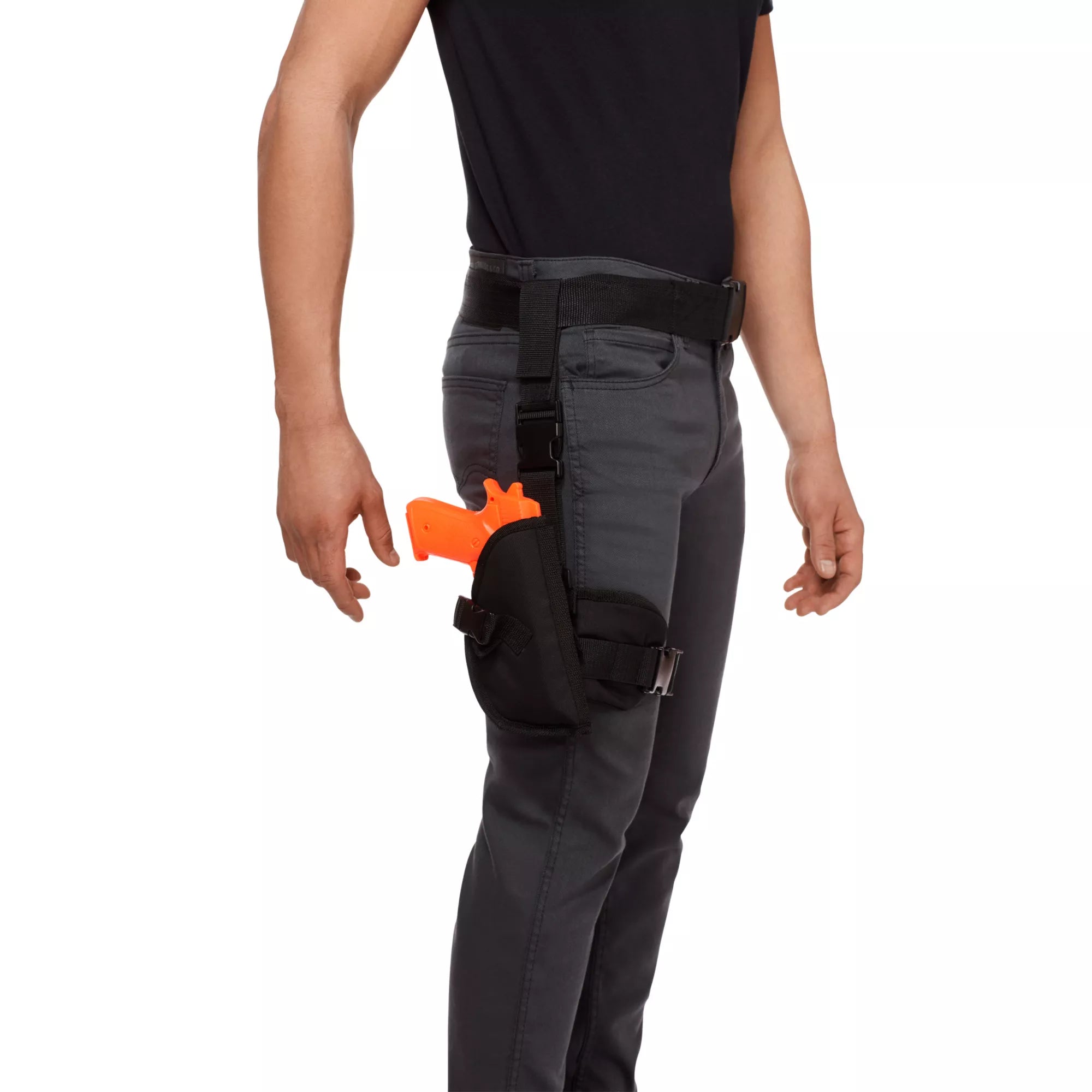 Police Belt with Leg Holster