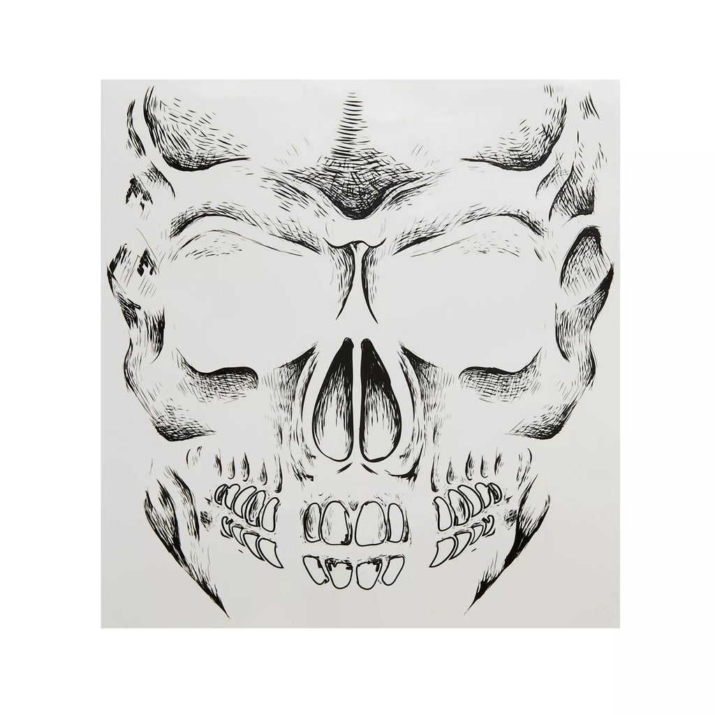 Skeleton Face Tattoo