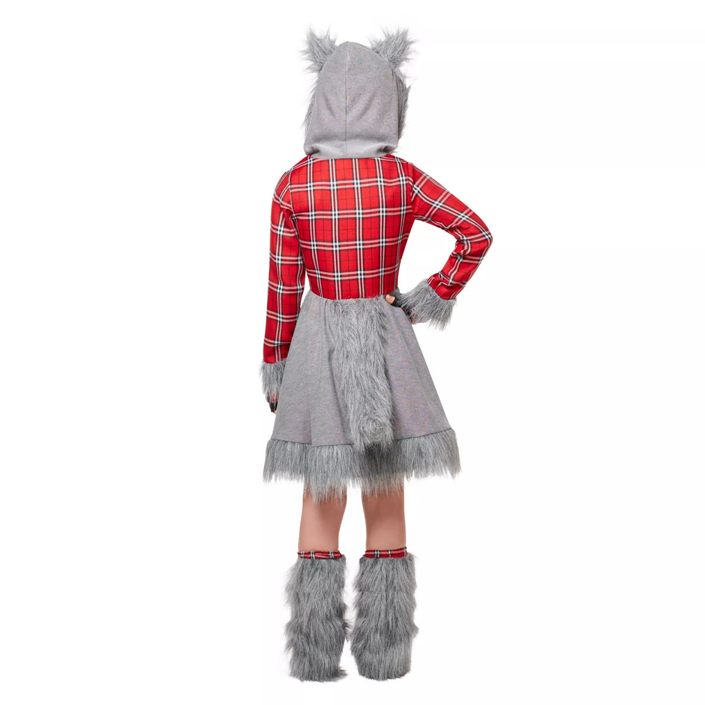 Kids Faux Fur Charming Werewolf Costume
