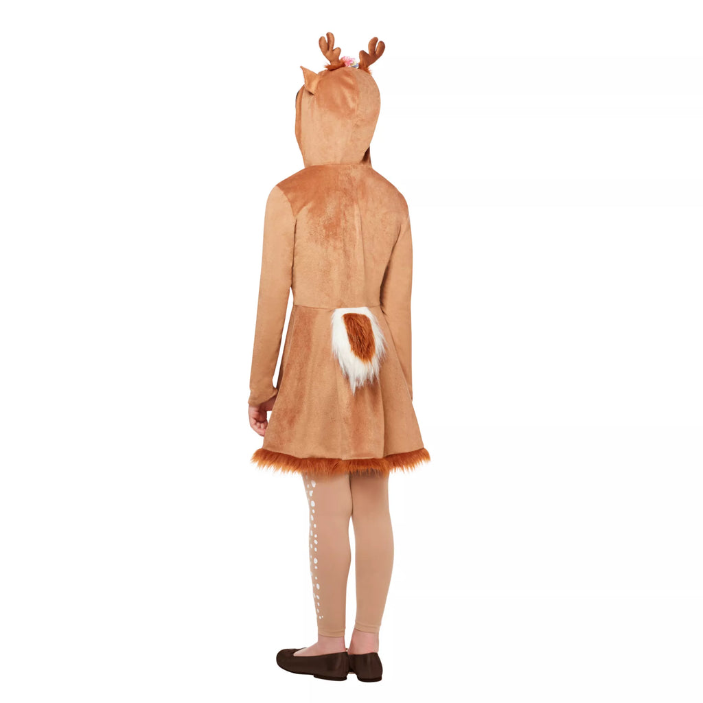 Kids Hooded Deer Dress Costume