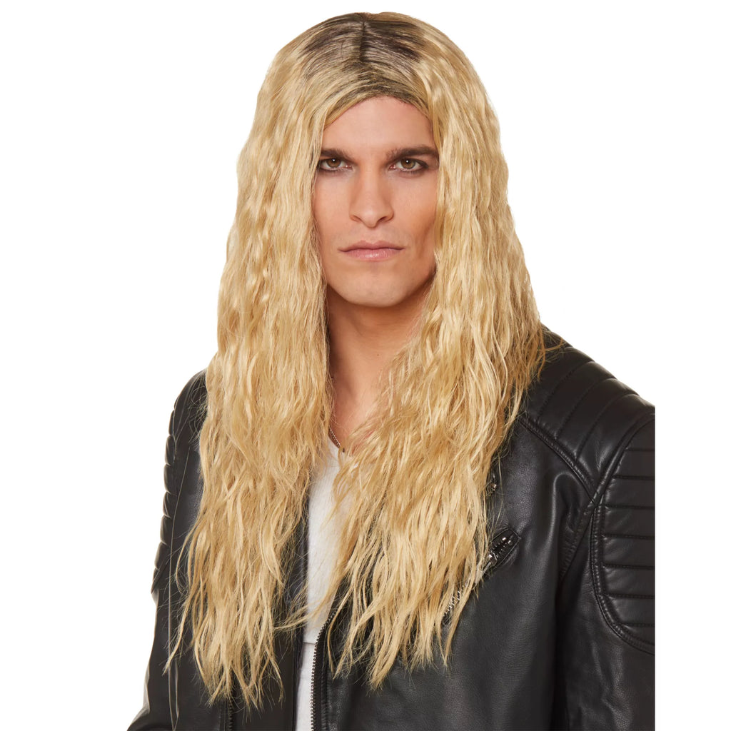 Blonde Glam Metal Wig