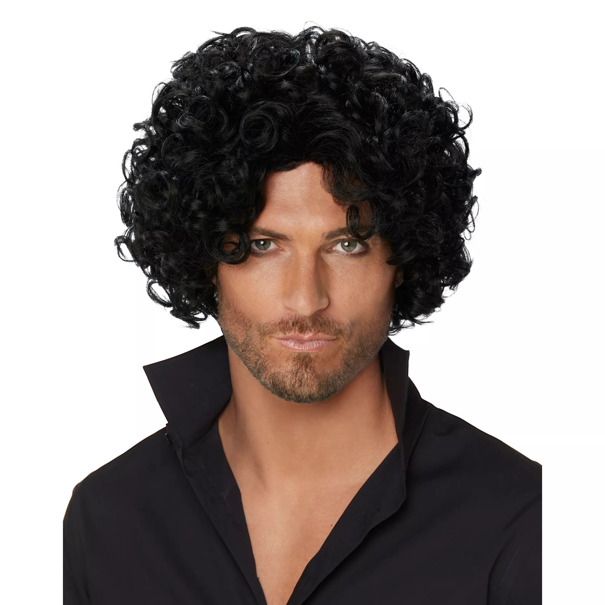 Curly Haired Singer Wig