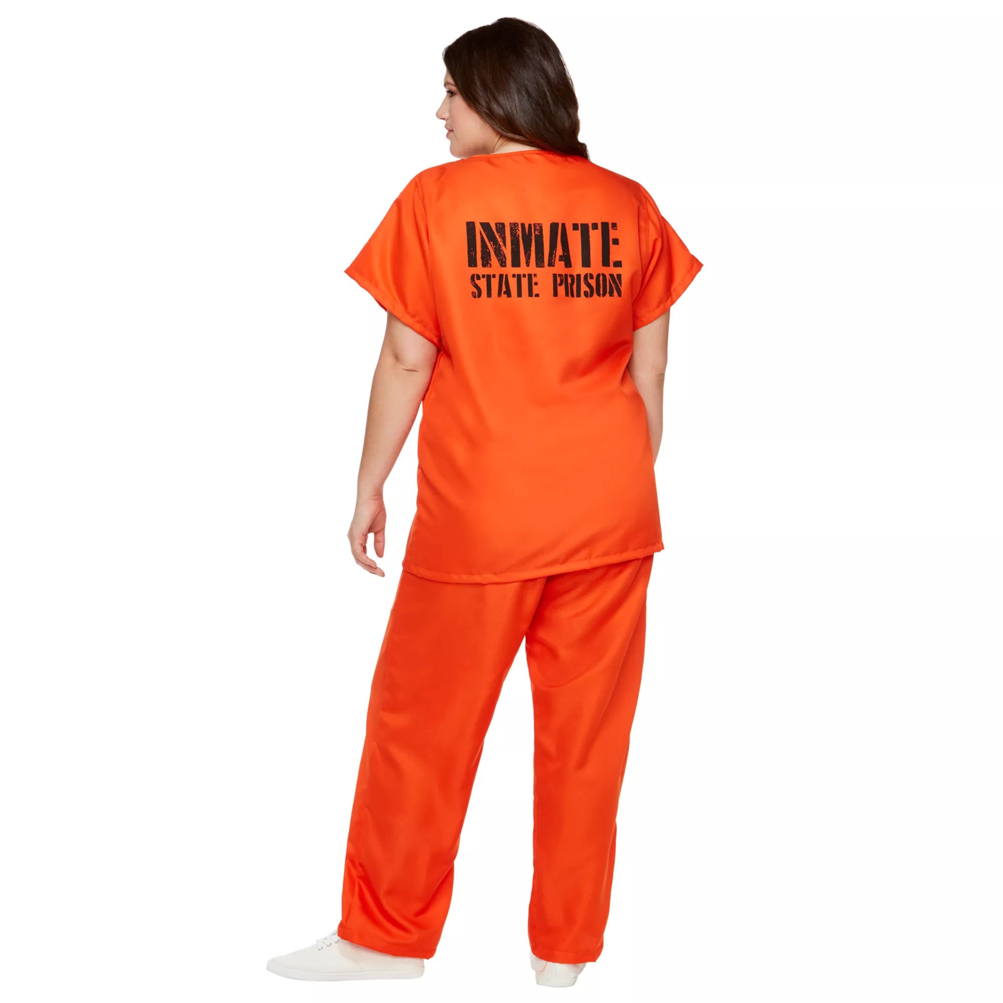 Adult Got Busted Orange Prisoner Costume