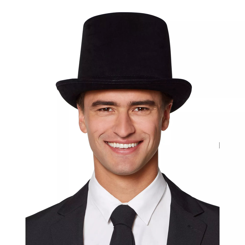 Male Black Top Hat