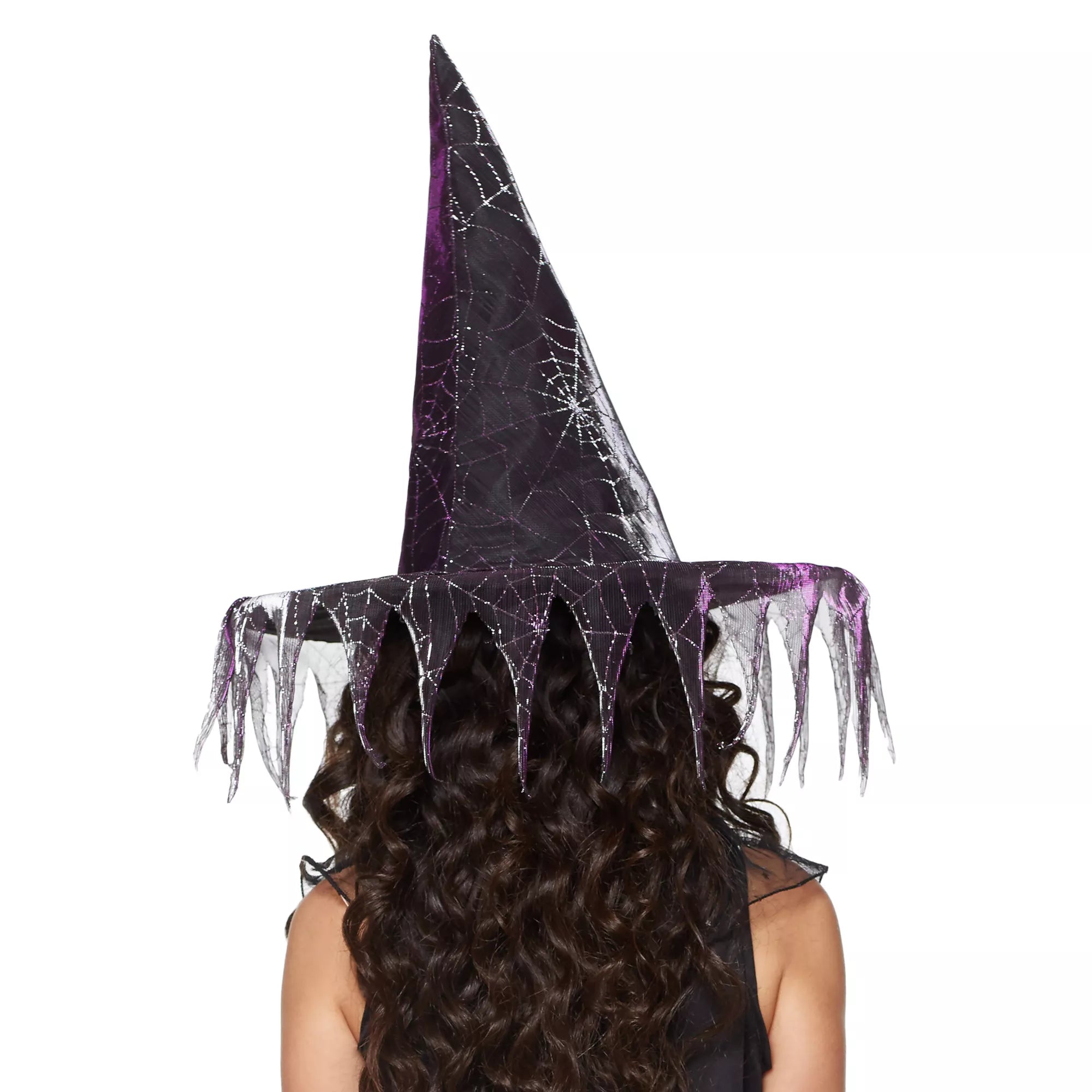 Girls Glitter Witch Hat