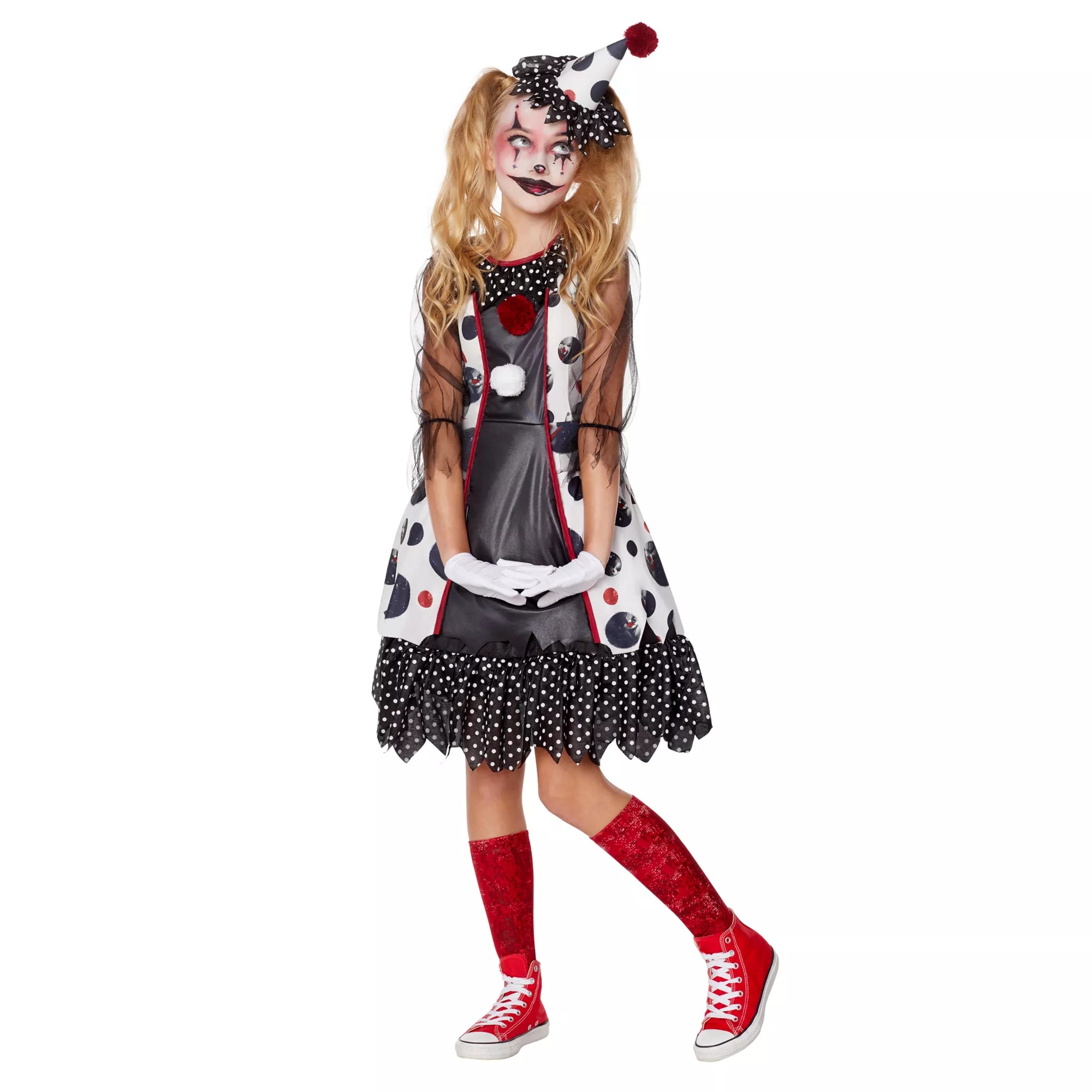 Kids Creepy Clown Costume