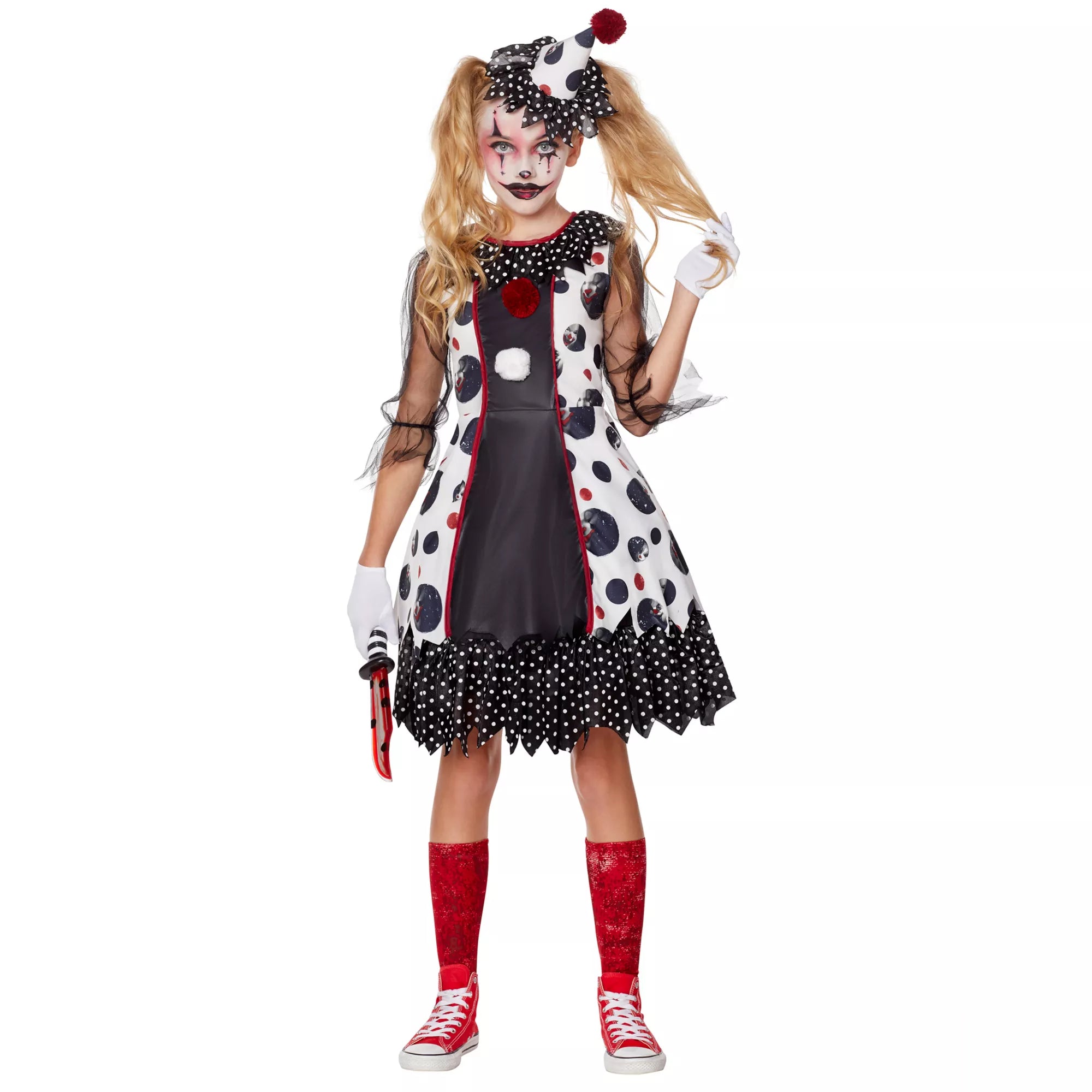 Kids Creepy Clown Costume