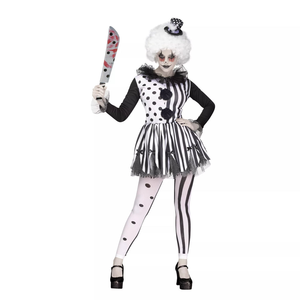 Adult Twisted Trickster Clown Costume