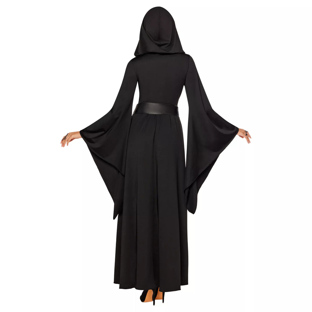 Adult Black Hooded Dress