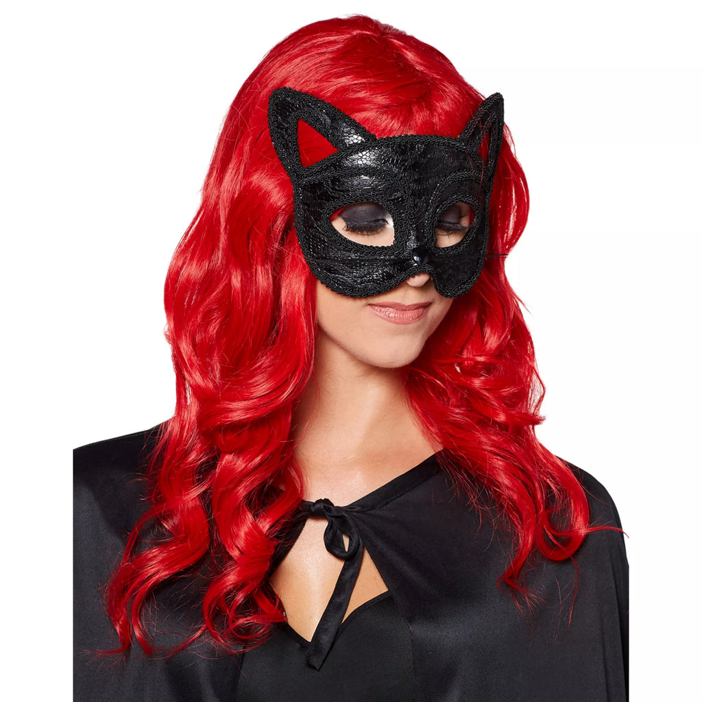 Black Cat Party Eye Mask