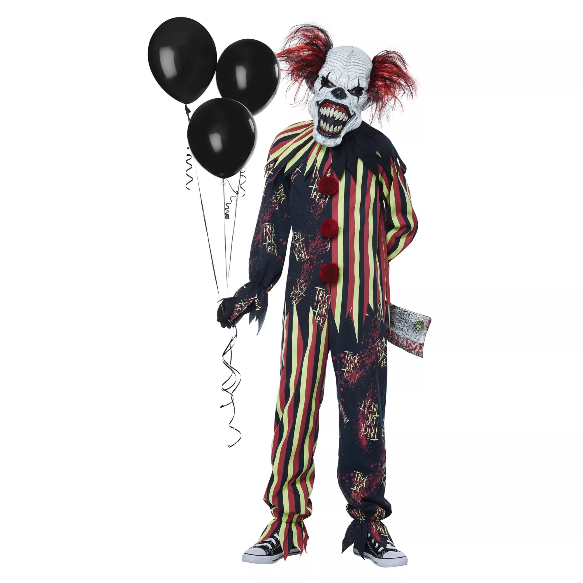 Kids Glow in the Dark Clown Costume