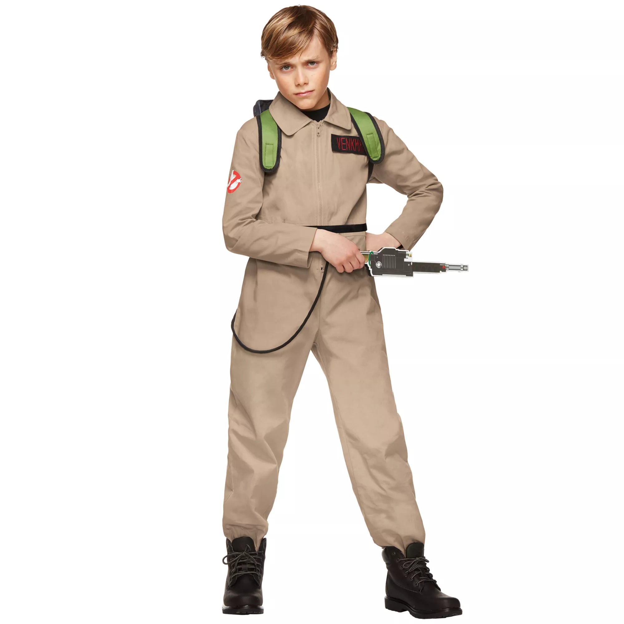 Kids Ghostbusters Boys One Piece Costume with Proton Pack - Ghostbusters Classic