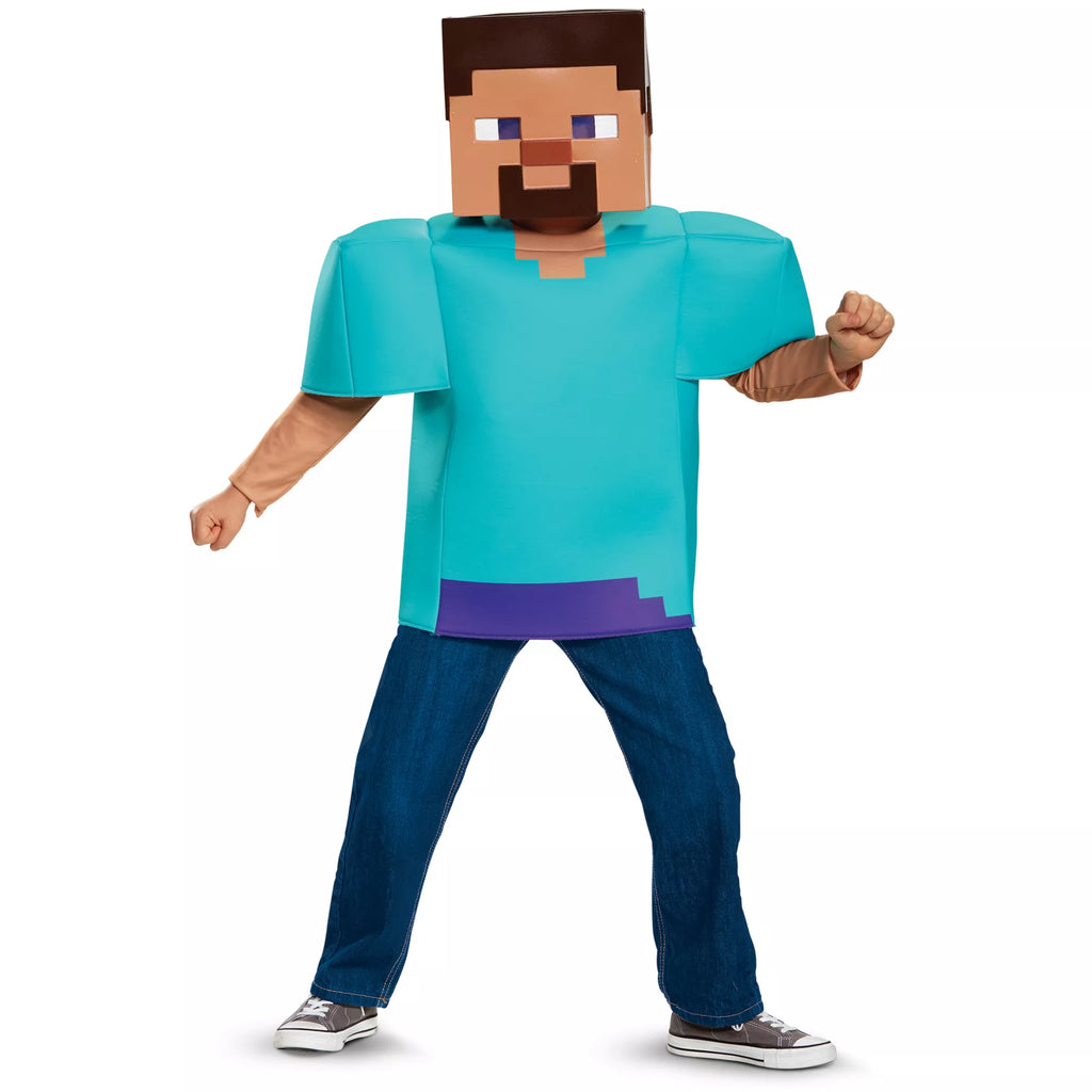 Kids Steve Costume - Minecraft