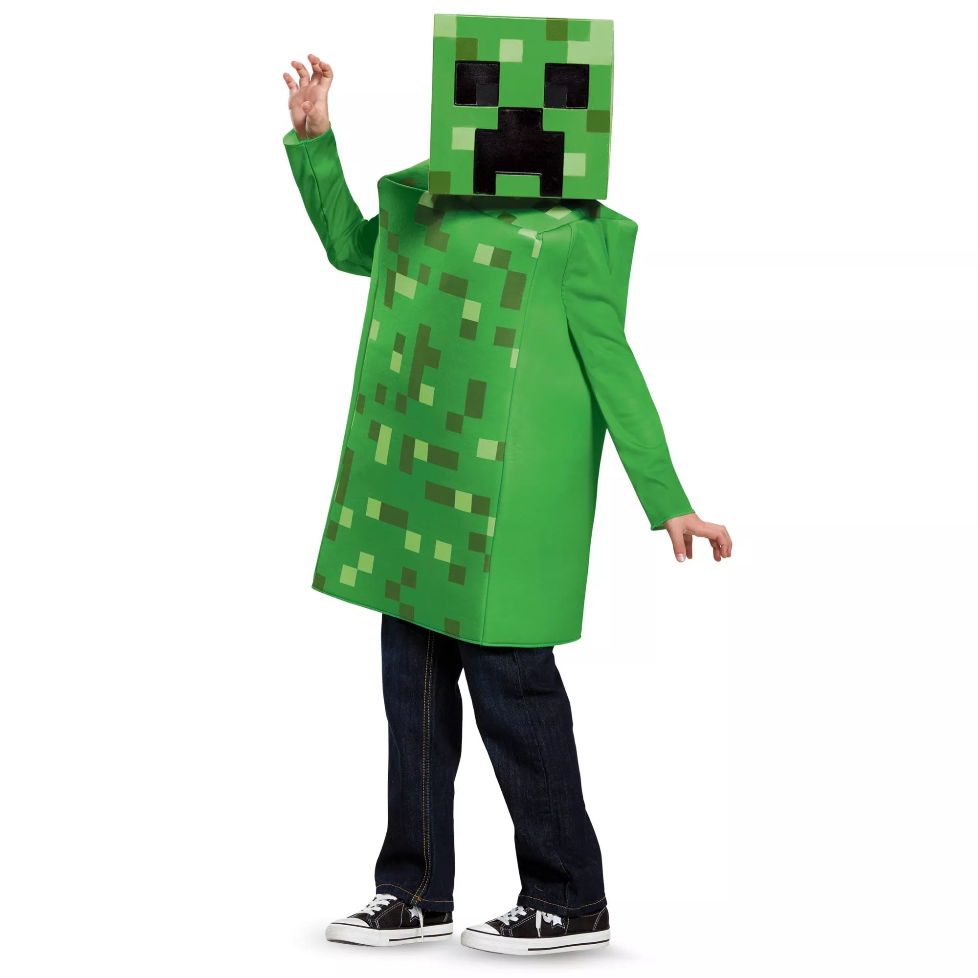 Kids Creeper Costume - Minecraft