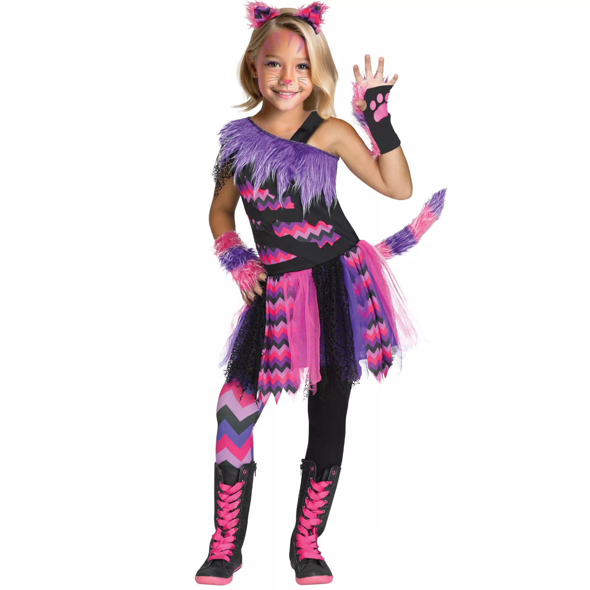 Kids Sassy Cat Costume