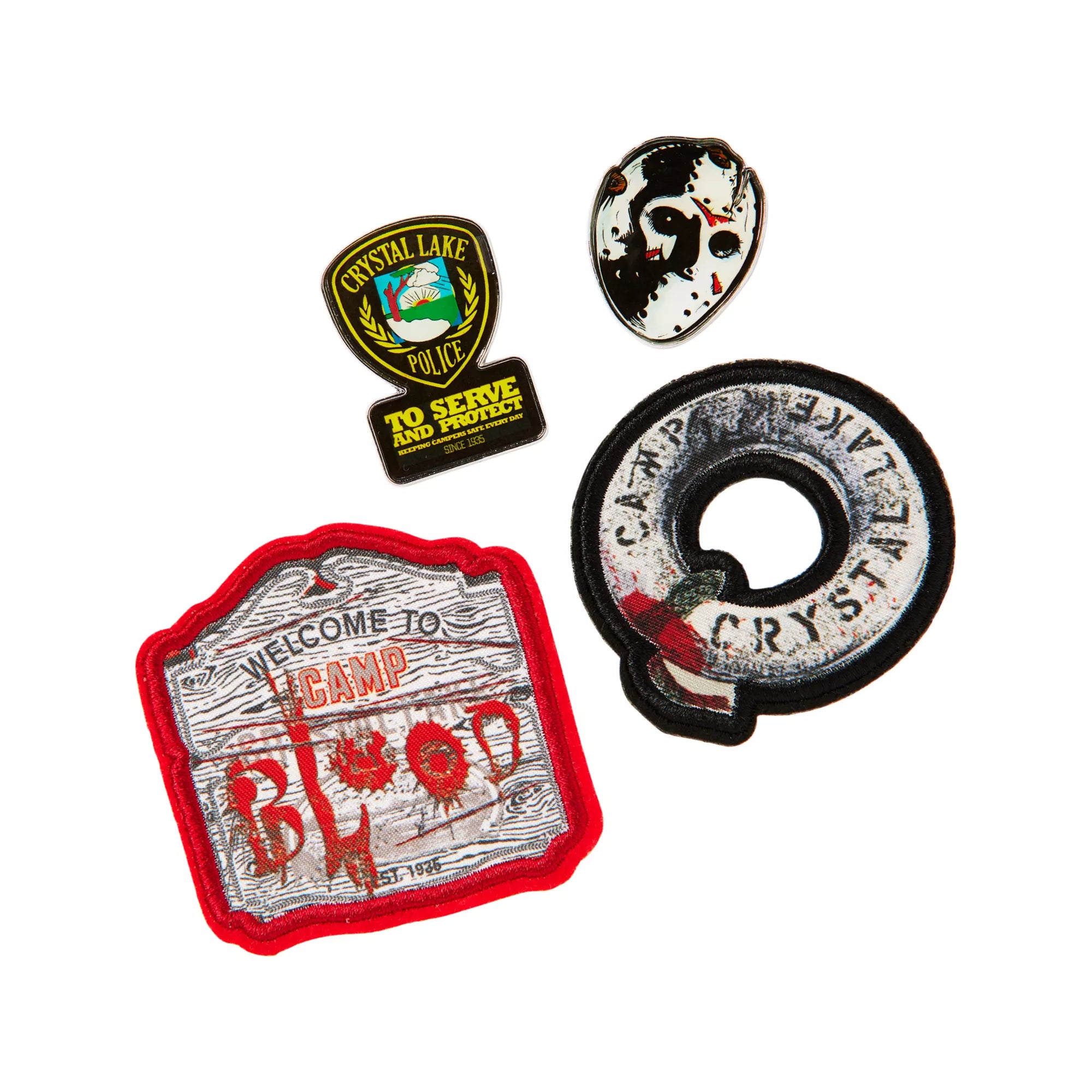 Jason Pin Patch Set - Friday the 13th