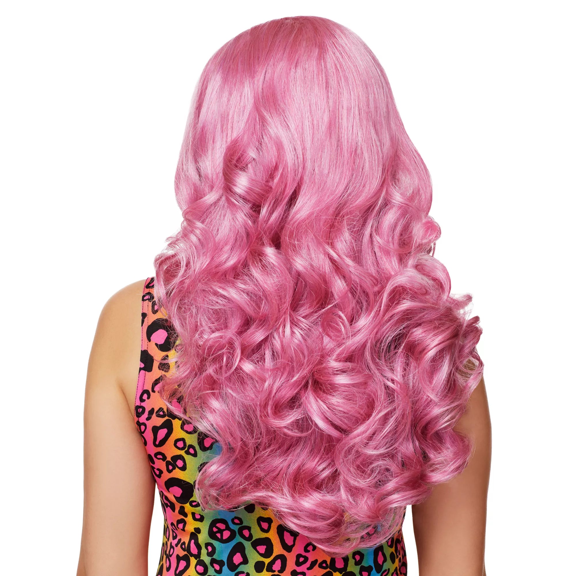 Pink Rose Curls Wig