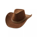 Brown Cowboy Hat Deluxe