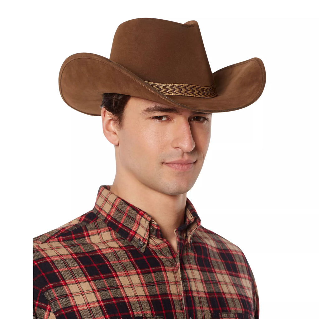 Brown Cowboy Hat Deluxe