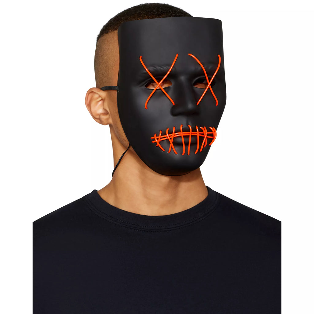 Light-Up EL Wire X Eyes Mask