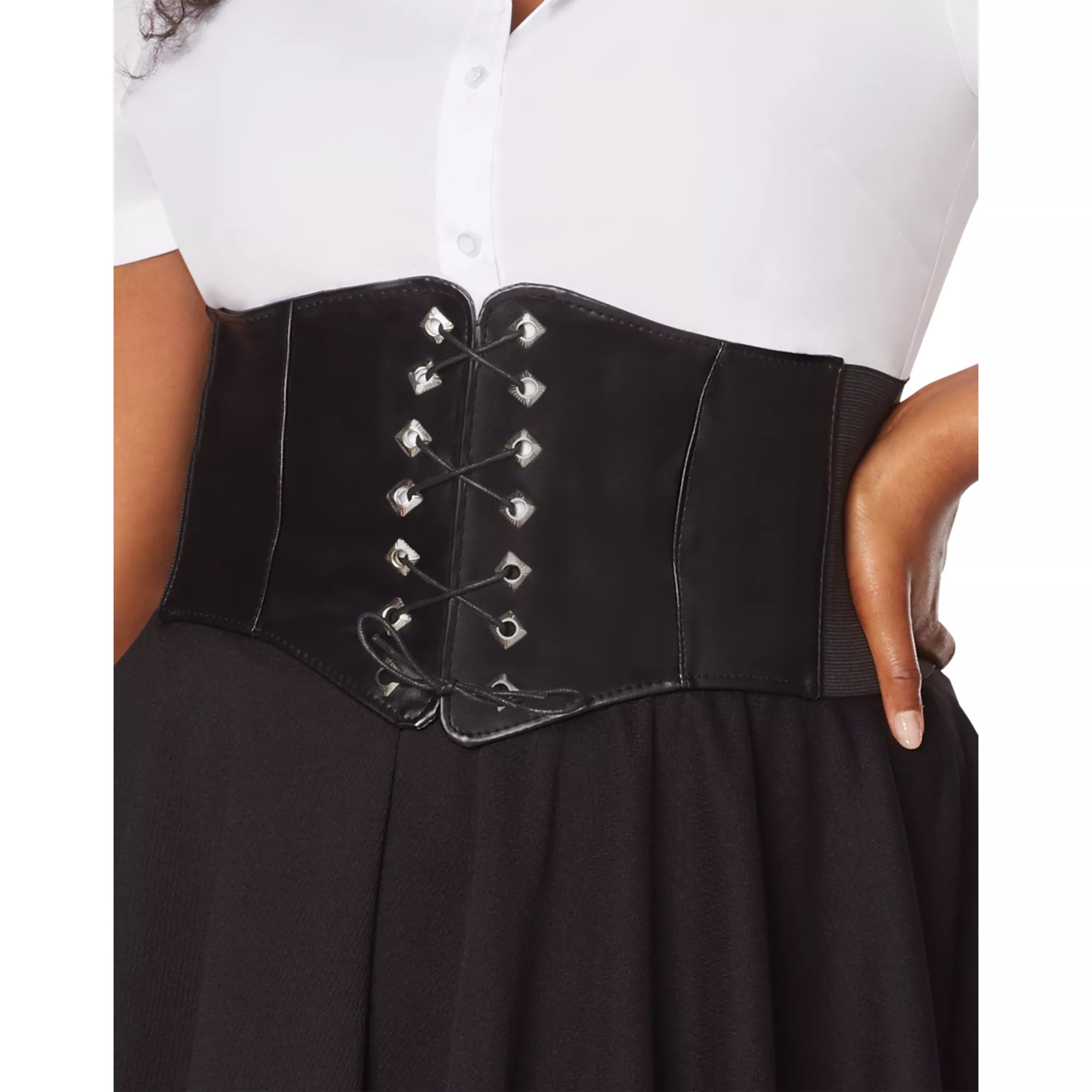 Plus Size Black Waist Cincher