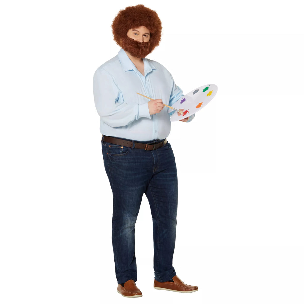 Adult Bob Ross Plus Size Costume