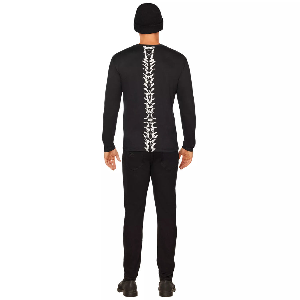 Long Sleeve Skeleton T Shirt