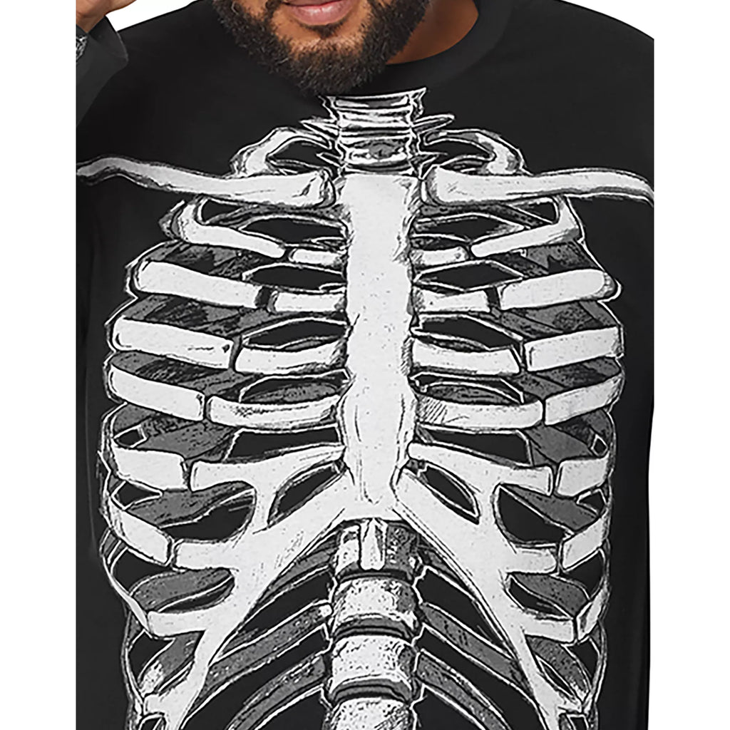 Long Sleeve Skeleton T Shirt