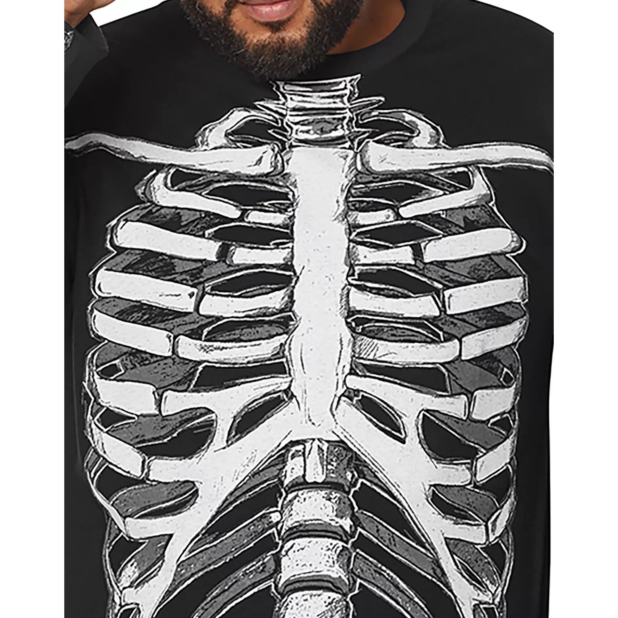 Long Sleeve Skeleton T Shirt