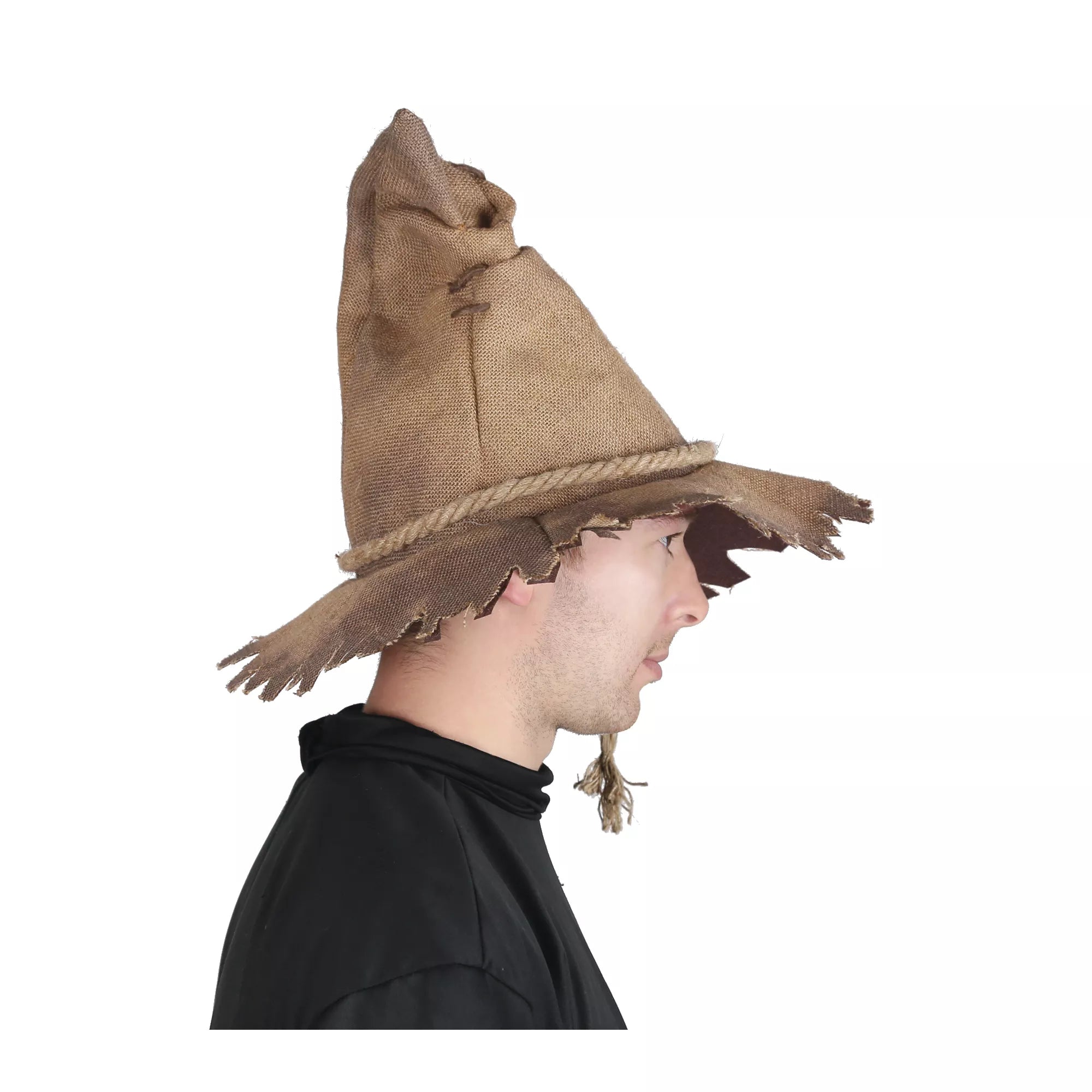 Burlap Scarecrow Hat