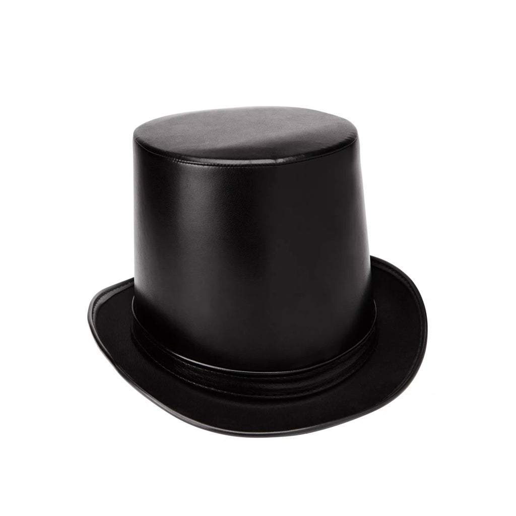 Vampire Faux Leather Top Hat
