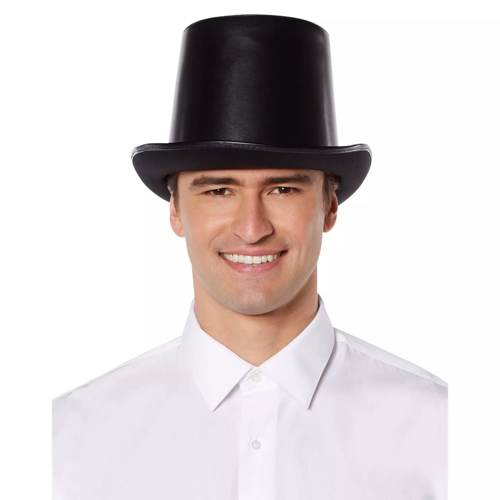 Vampire Faux Leather Top Hat