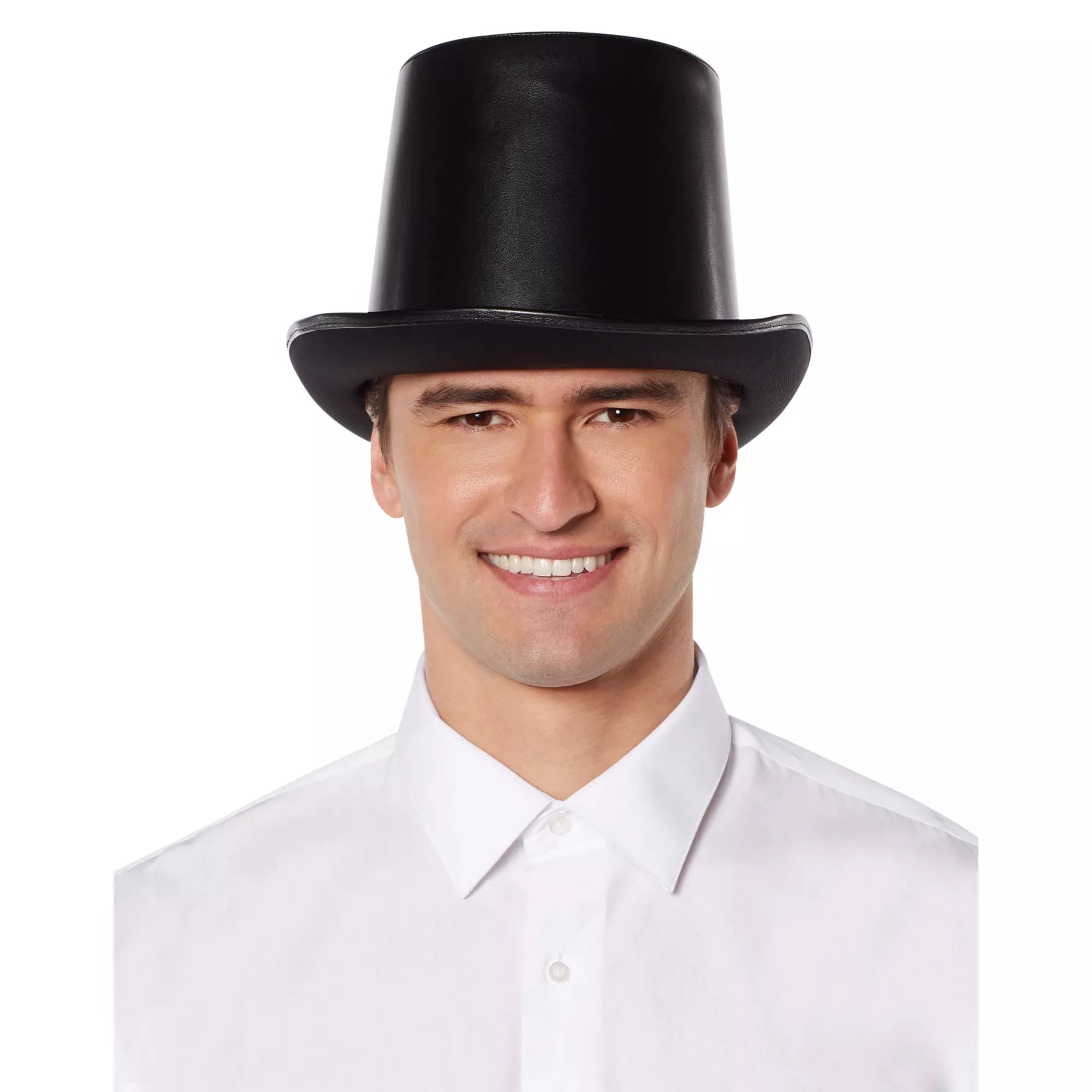 Vampire Faux Leather Top Hat