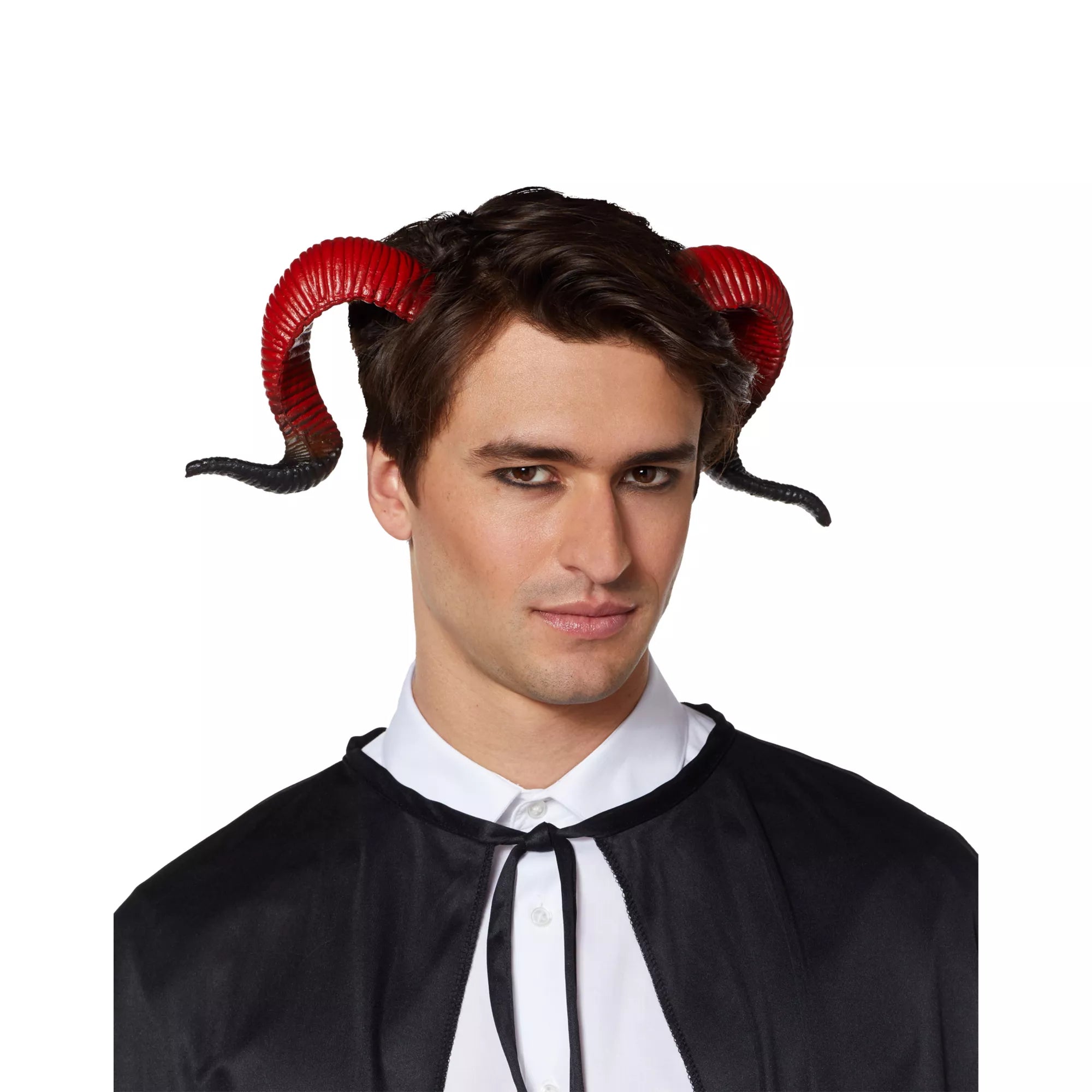 Red and Black Devil Horns