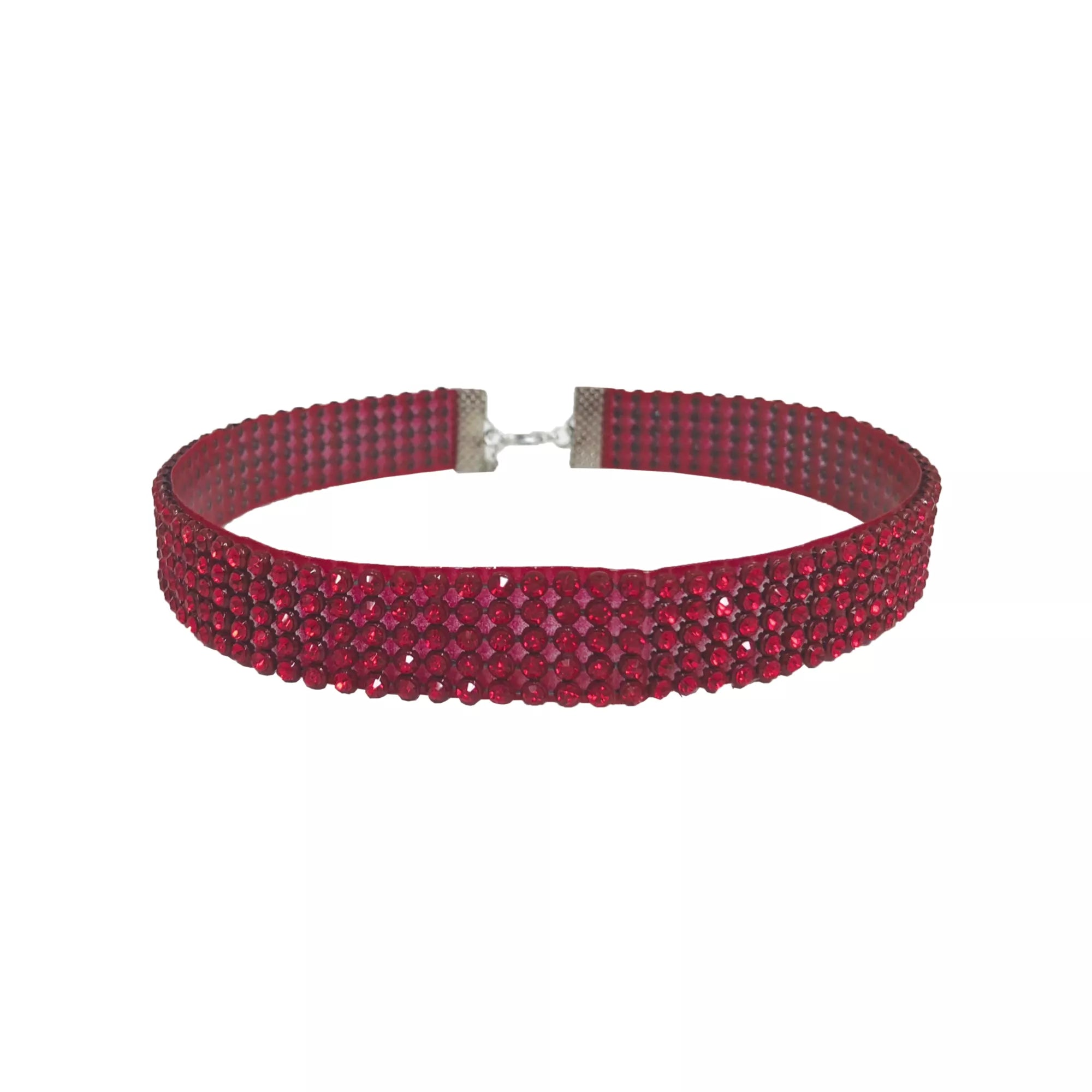 Devil Rhinestone Choker Necklace