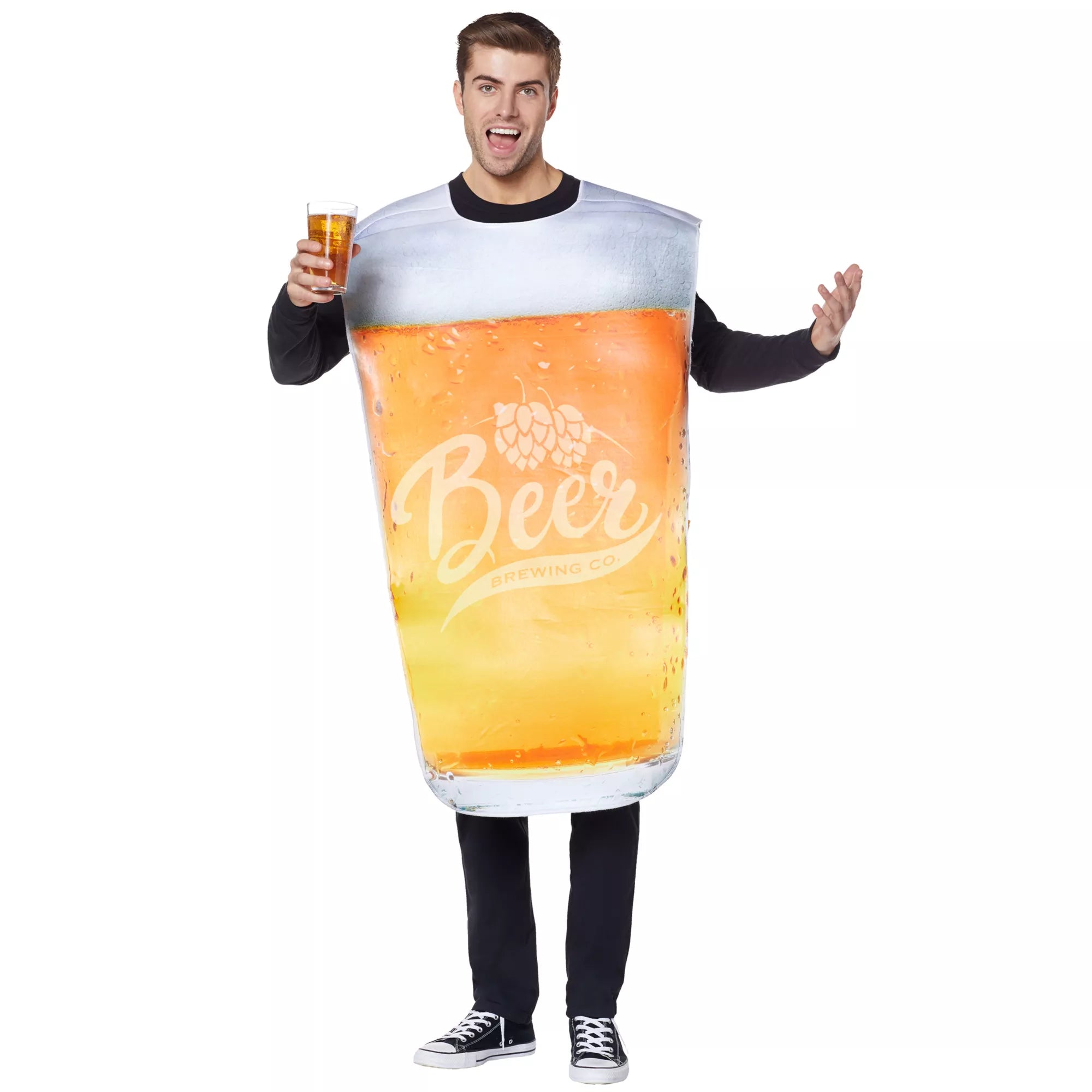 Oktoberfest Adult Pint Glass Beer Costume