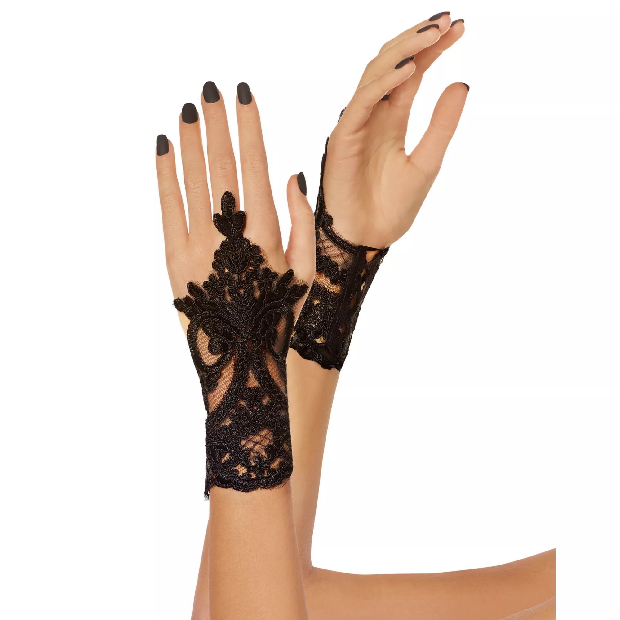 Midi Lace Loop Gloves