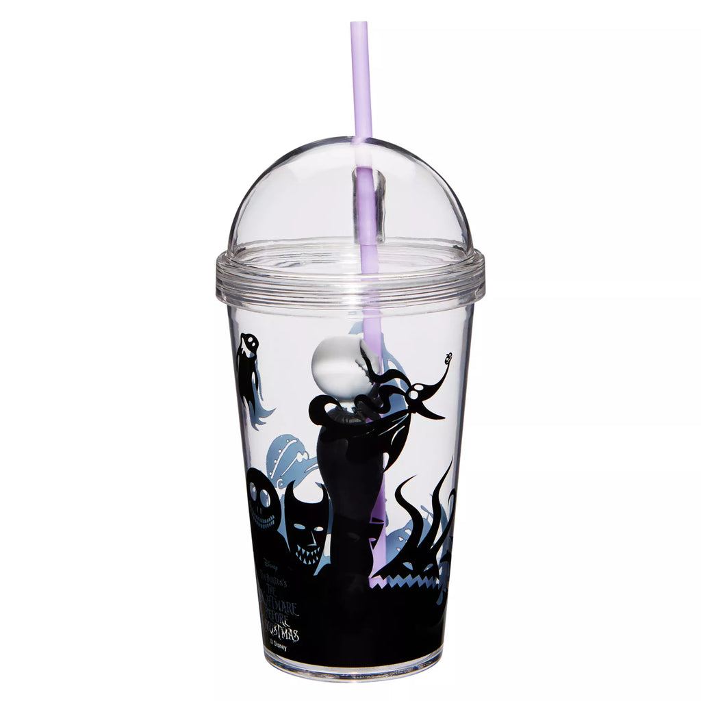 Jack Skellington Cup with Straw - Nightmare Before Christmas