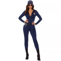 Adult Police Officer Catsuit Costume