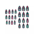 Oil Slick Press-On Nails