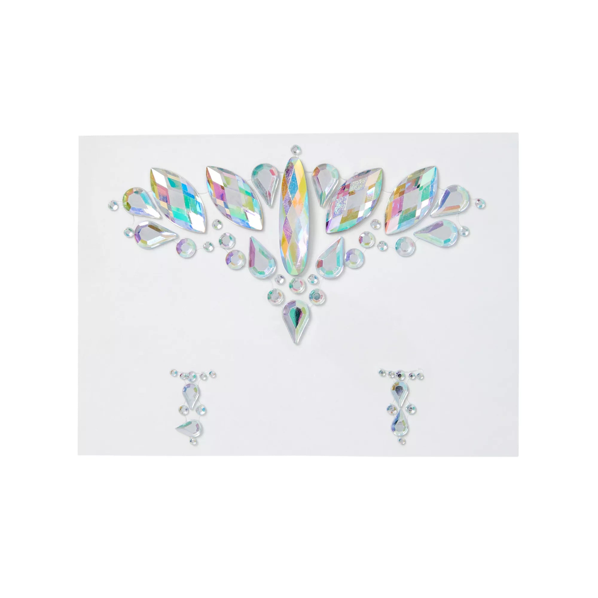 Iridescent Jewels Face Decal