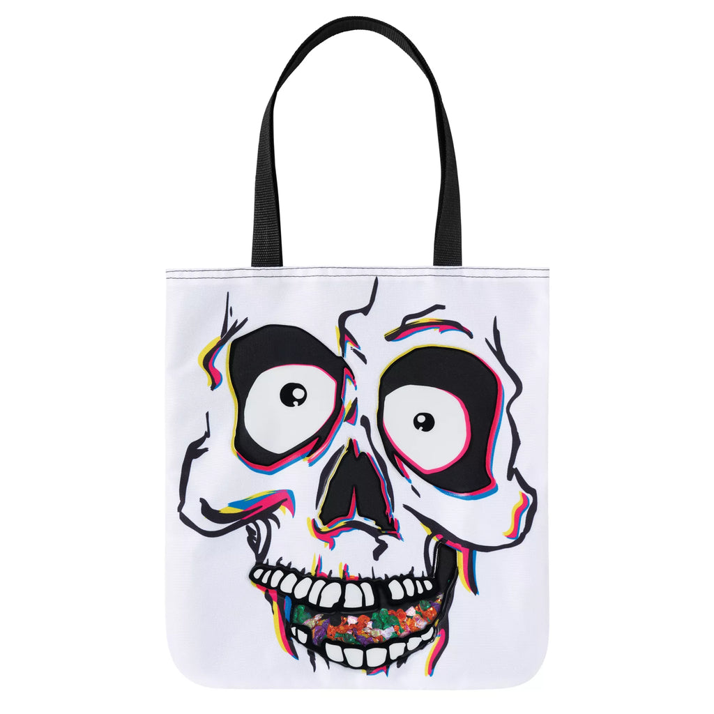 Skull Candy Window Tote Bag