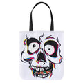 Skull Candy Window Tote Bag