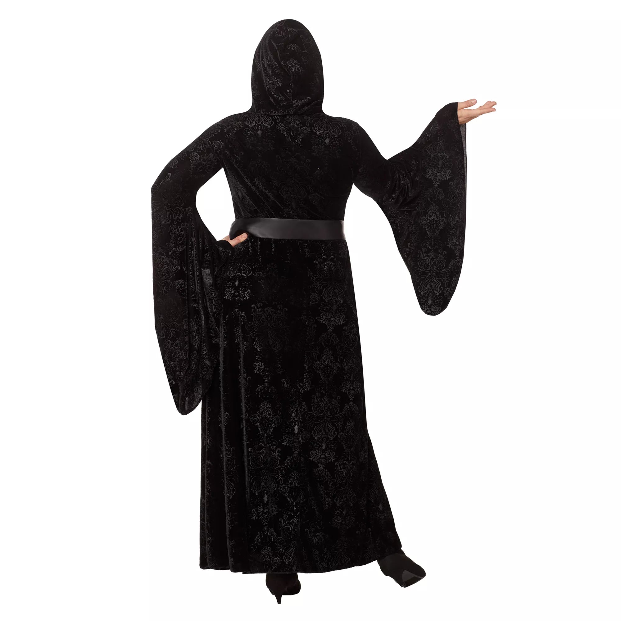 Velvet Hooded Plus Size Robe