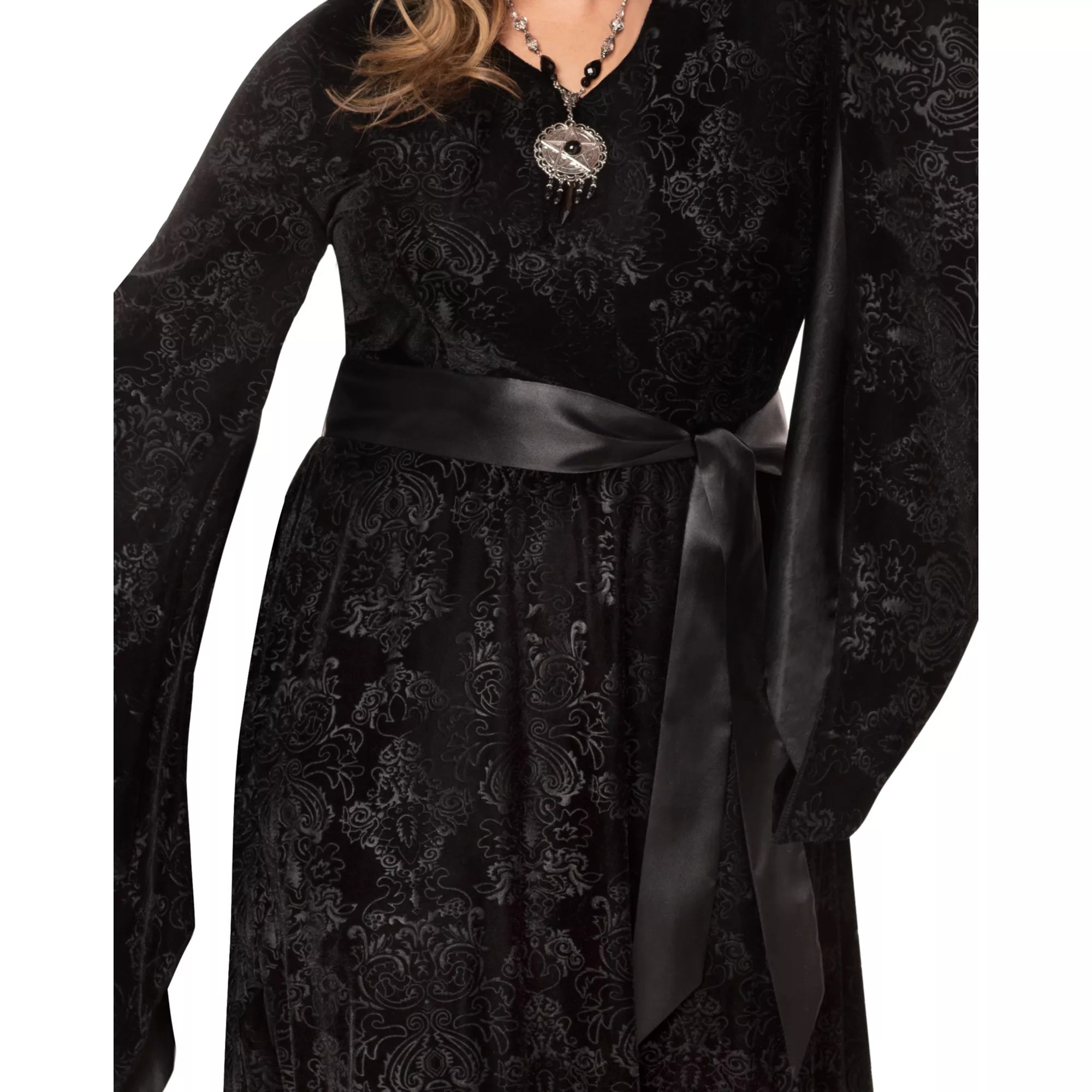 Velvet Hooded Plus Size Robe