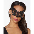 Black Lace Flower Eye Half Mask