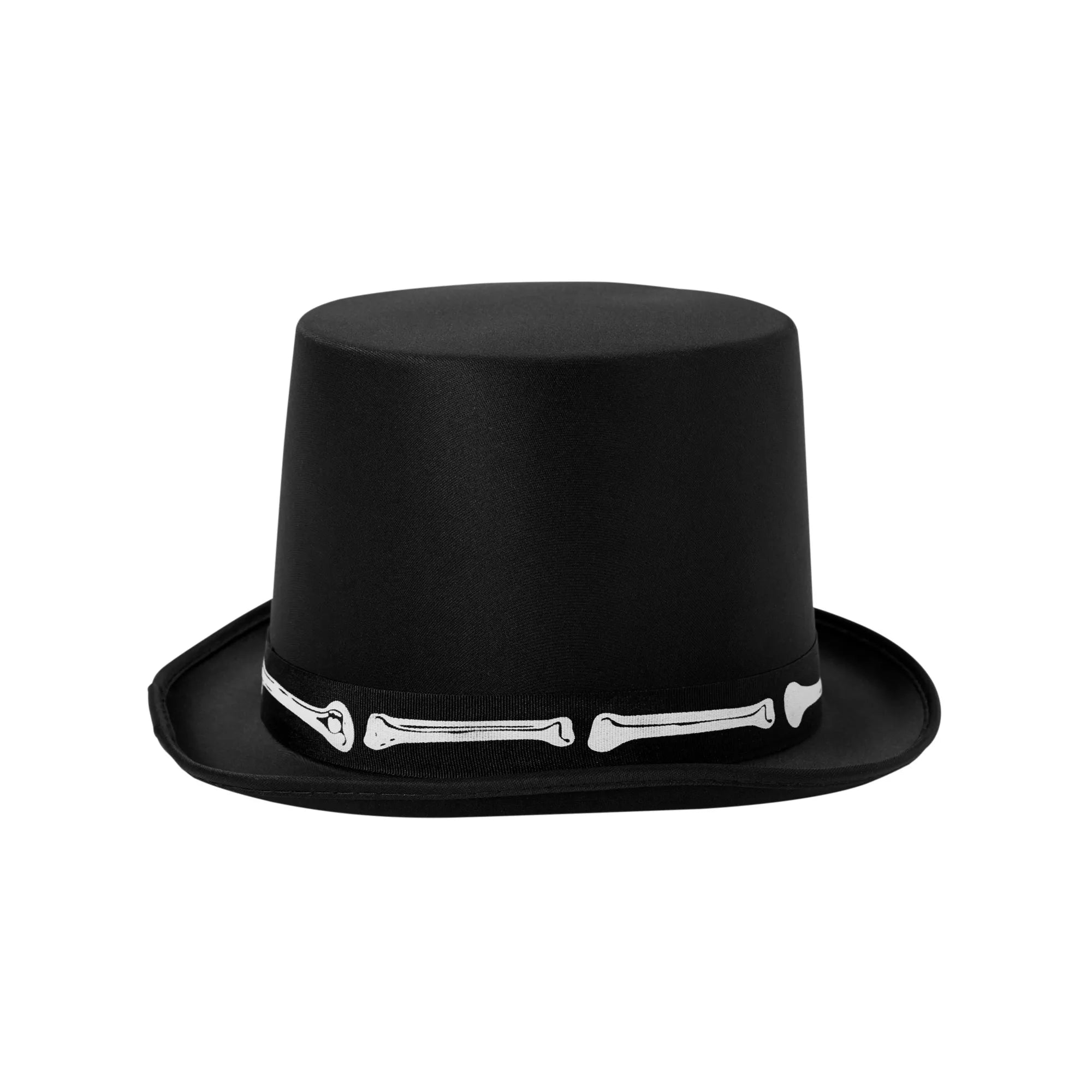 Black Skeleton Top Hat Deluxe