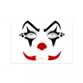 Scary Clown Face Decal